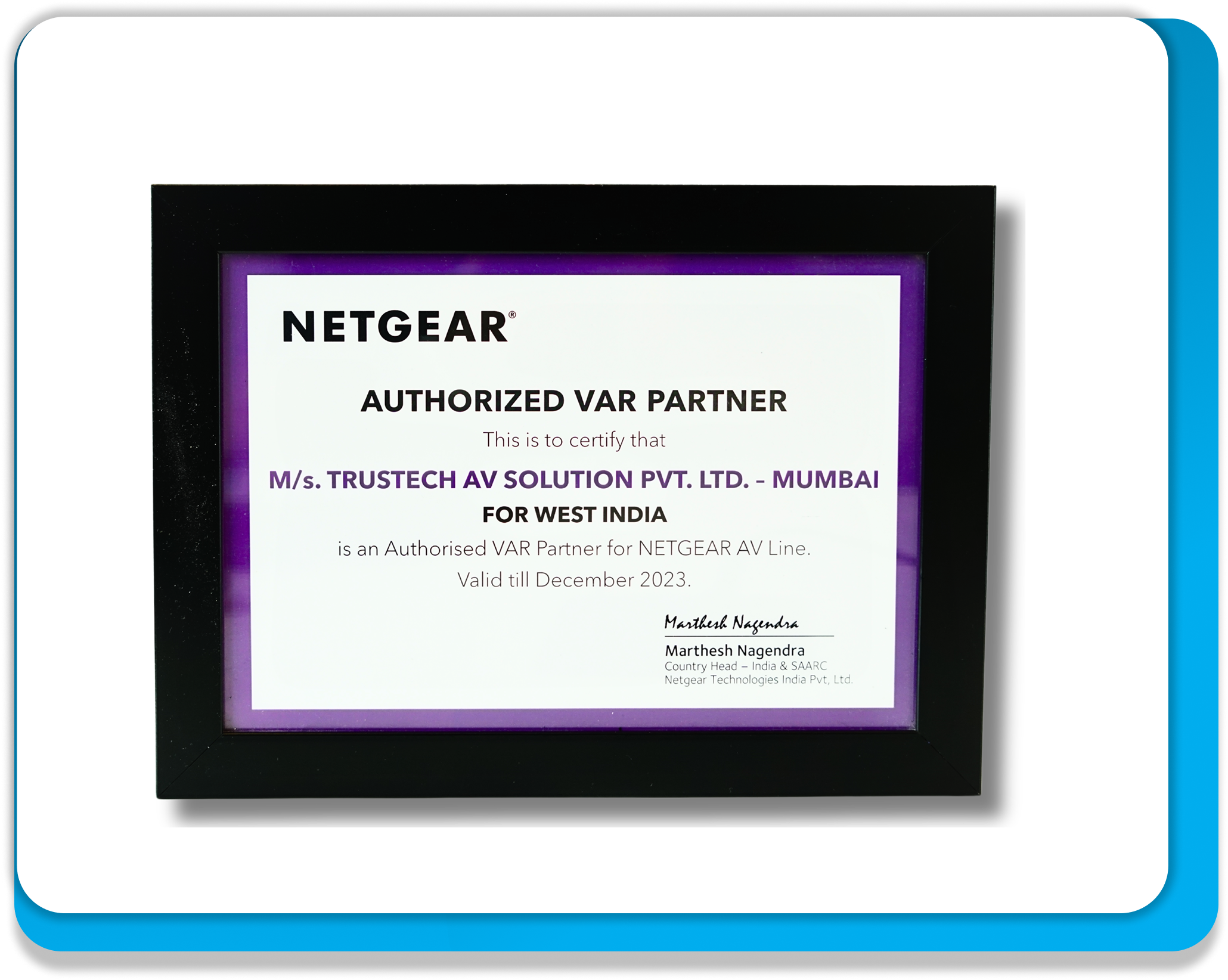 Netgear Authorized VAR Partner